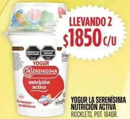 Supermercados Vea La serenísima yogur nutrición activa rocklets, pot. oferta