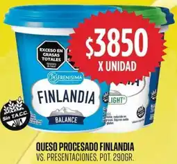 Supermercados Vea La serenisima queso procesado finlandia vs. presentaciones, pot. oferta