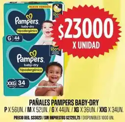 Supermercados Vea Pampers baby-dry pañales oferta