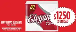 Supermercados Vea Elegante servilletas paq. oferta