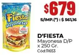 Diarco D'fiesta mayonesa d/p oferta