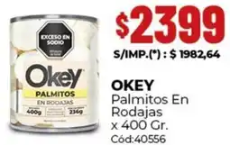 Diarco Okey palmitos en rodajas oferta