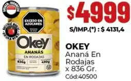 Diarco Okey ananá en rodajas oferta