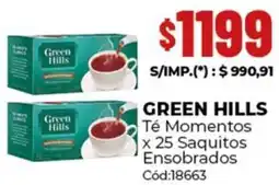 Diarco Green hills té momentos oferta