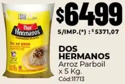 Diarco Dos hermanos arroz parboil oferta
