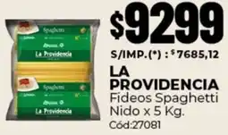 Diarco La providencia fideos spaghetti nido oferta