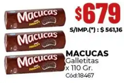 Diarco Macucas galletitas oferta
