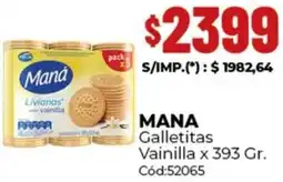 Diarco Maná galletitas vainilla oferta