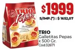 Diarco Trio galletitas pepas oferta
