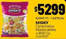 Diarco Misky caramelos masticables oferta