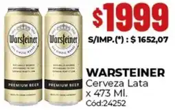Diarco Warsteiner cerveza lata oferta