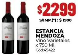 Diarco Estancia mendoza vino varietales oferta
