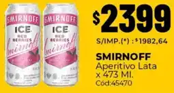 Diarco Smirnoff aperitivo lata oferta