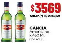 Diarco Gancia americano oferta