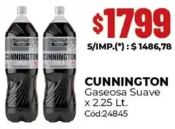 Diarco Cunnington gaseosa suave oferta
