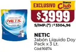 Diarco Netic jabón líquido doy pack oferta