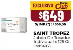 Diarco Saint tropez jabón de tocador individual oferta