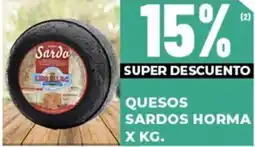 Diarco Quesos sardos horma oferta
