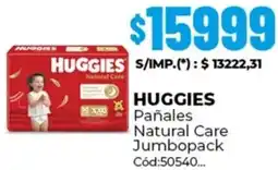 Diarco Huggies pañales natural care jumbopack oferta