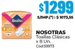 Diarco Nosotras toallas clásicas oferta