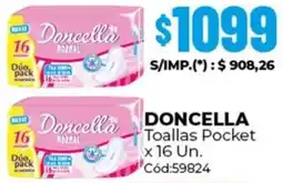 Diarco Doncella toallas pocket oferta