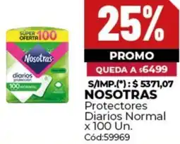 Diarco Nosotras protectores diarios normal oferta