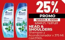 Diarco Head & Shoulders shampoo y acondicionador oferta