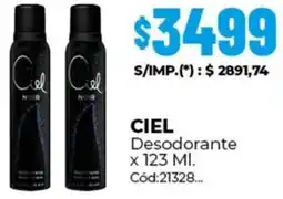 Diarco Ciel desodorante oferta