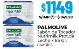 Diarco Palmolive jabón de tocador nutrimilk prot.de leche oferta
