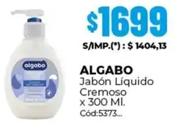 Diarco Algabo jabón líquido cremoso oferta