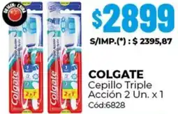 Diarco Colgate cepillo triple acción oferta