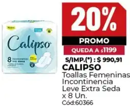 Diarco Calipso toallas femeninas incontinencia leve extra seda oferta