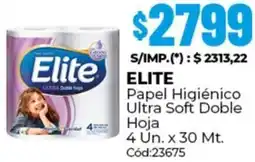 Diarco Elite papel higiénico ultra soft doble hoja oferta
