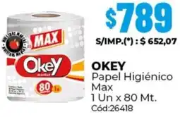 Diarco Okey papel higiénico max oferta