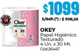 Diarco Okey papel higiénico texturado oferta