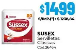 Diarco Susex servilletas clásicas oferta