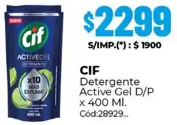 Diarco Cif detergente active gel d/p oferta