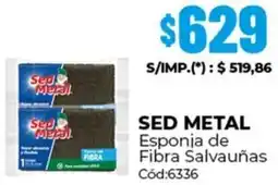 Diarco Sed metal esponja de fibra salvauñas oferta