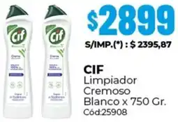 Diarco Cif limpiador cremoso blanco oferta