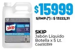 Diarco Skip jabón líquido botella oferta