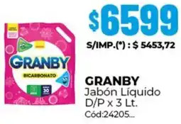 Diarco Granby jabón líquido d/p oferta