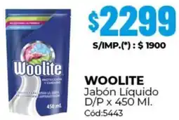 Diarco Woolite jabón líquido d/p oferta