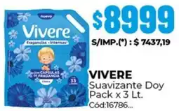 Diarco Vivere suavizante doy pack oferta