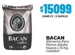 Diarco Bacan alimento para perros adulto nuevo oferta