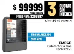 Diarco Emege calefactor a gas oferta
