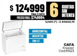 Diarco Gafa freezer oferta