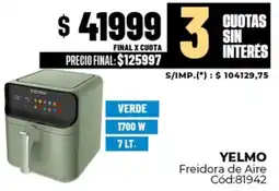 Diarco Yelmo freidora de aire oferta