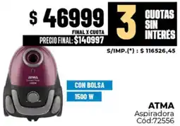 Diarco Atma aspiradora oferta