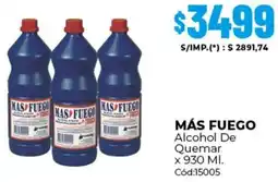 Diarco Más fuego alcohol de quemar oferta
