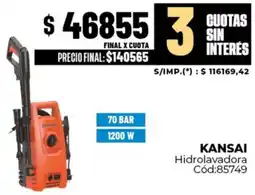 Diarco Kansai hidrolavadora oferta